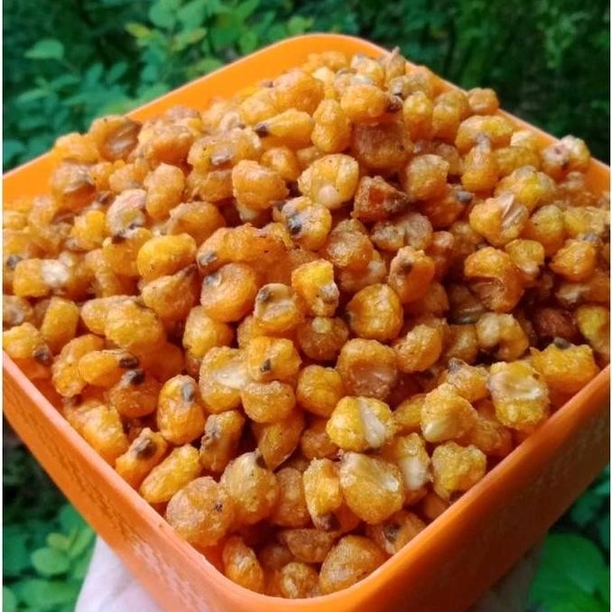 

Maning Jagung Asin Gurih 500Gram Food Cemilan Snack Popcorn Makanan Camilan Kering Jajanan