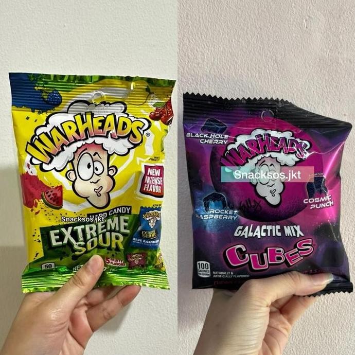 

WARS EXTREME SOUR HARD CANDY / GALACTIC MIX CUBES CANDY