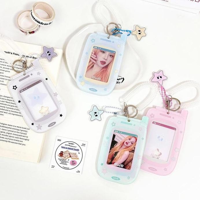 

[TS] CAHOL ACRYLIC PHONE PER CUTIE PHOTOCARD HOLDER KPOP ID CARD FRAME BINGKAI FOTO CAHOL