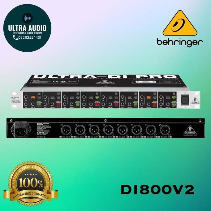 BEHRINGER DI800V2 / ULTRA DI PRO DI800 V2 DIRECT BOX ACTIVE ORIGINAL