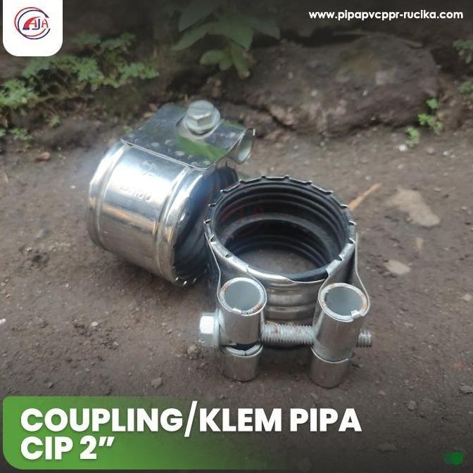 Coupling/Klem Pipa CIP (Cast Iron) 2 inch murah