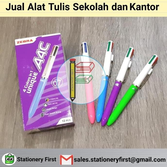 

Pen Zebra 4 Warna A4C New Stok
