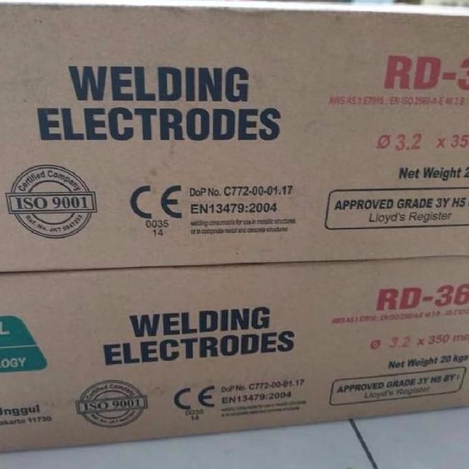 ready  Kawat Las Nikko Steel RD 360 3.2mm x 350 mm