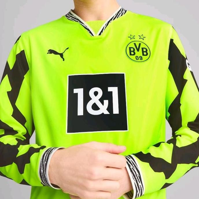 Jersey Lengan Panjang Autentik Borussia Dortmund Anniversary Pria  2025 Boxset