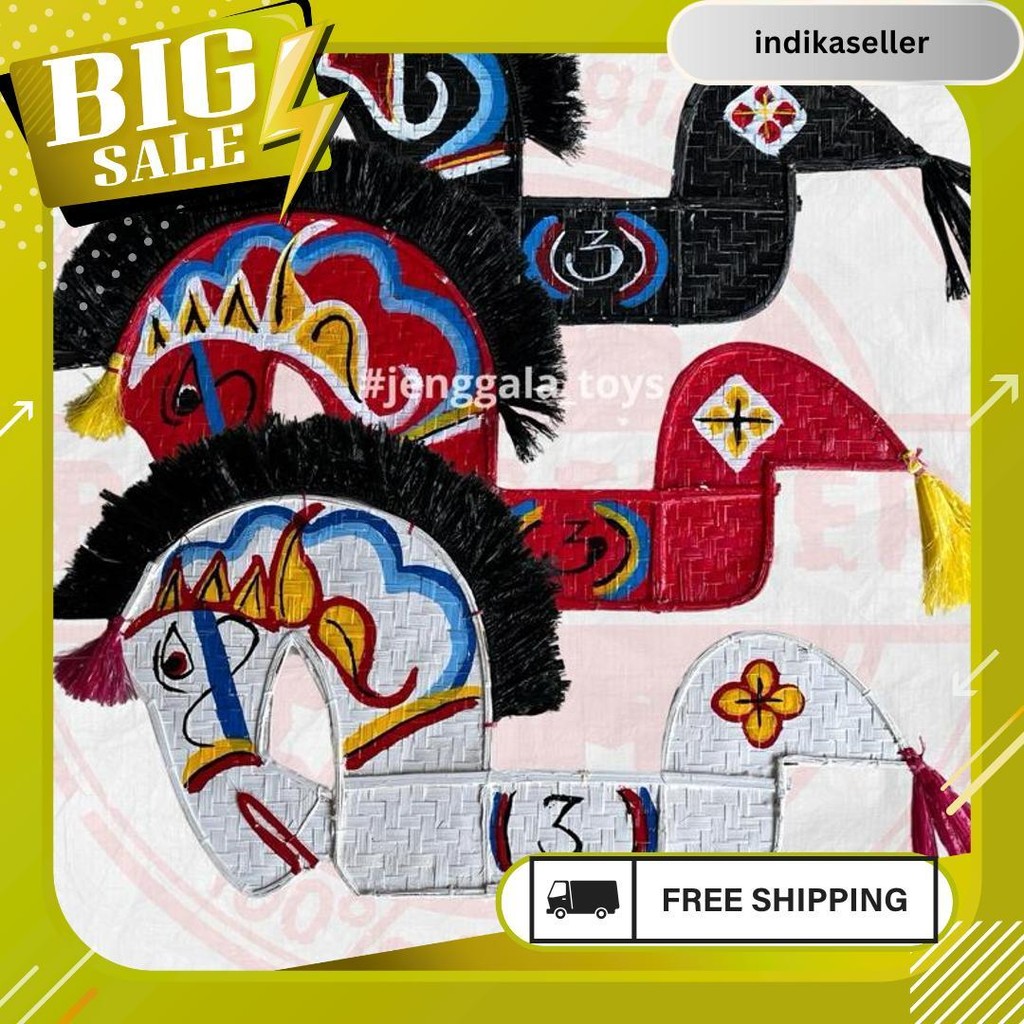 Kuda Lumping / Jaranan / Kuda Kepang Besar / Kuda Lumping Anak / Kuda Bambu Termurah