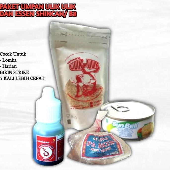Hot Promo, Umpan Ikan Mas Ulik Ulik Paket Essen Shincan B8