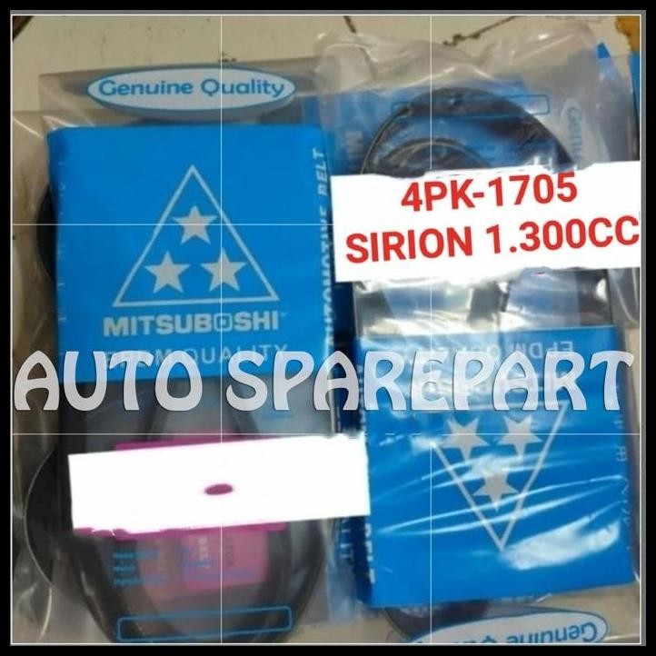 DISKON FAN VAN V BELT TALI KIPAS 4PK1705 DAIHATSU SIRION 1.3CC 4PK-1705 
