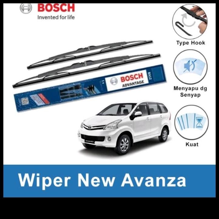 DISKON WIPER KACA DEPAN ORIGINAL BOSCH MOBIL AVANZA 