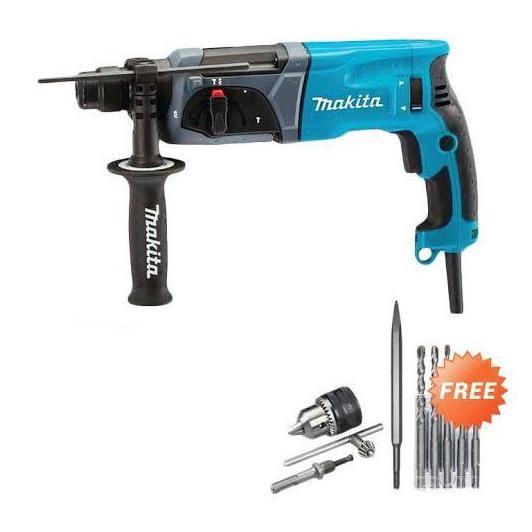 Paket Makita Mesin Bor Bobok Hr 2470X5 - Rotary Hammer Hr2470X5 Makita