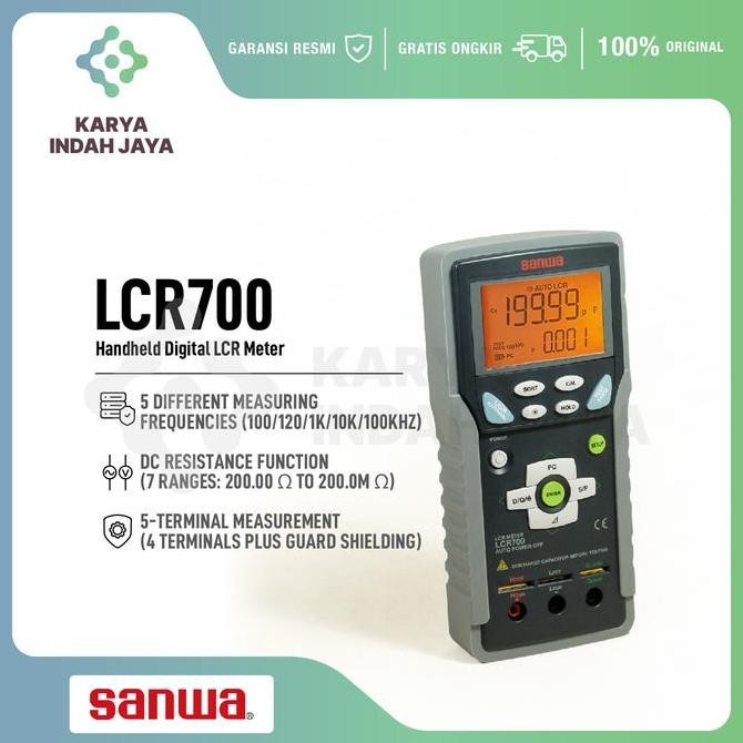 Sanwa Lcr700 Handheld Digital Lcr Meter