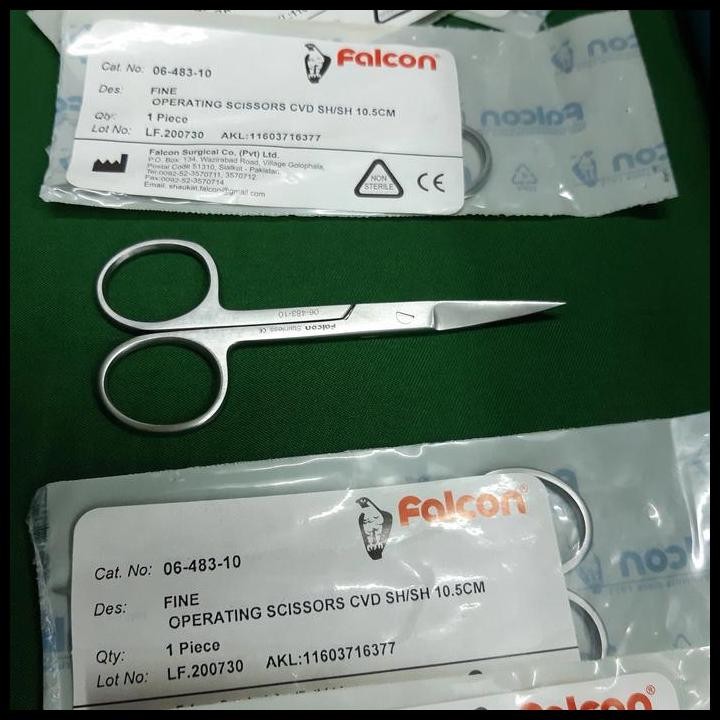 

gunting iris lengkung 10.5cm