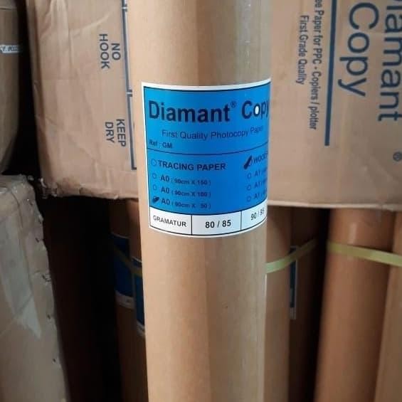 

Kertas Hvs Plotter A0 50 Meter 80 Gram Diamant