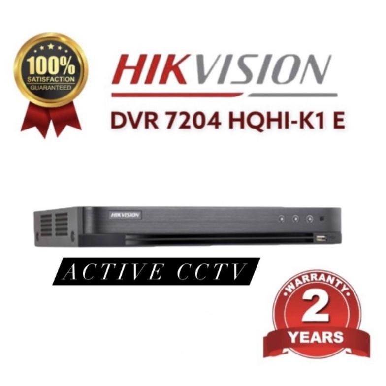 DVR HIKVISION 4 CHANNEL DS-7204HQHI-K1 E SUPPORT CAMERA AUDIO 4CH DVR 4 CH HIKVISION CHANNEL DS 7204
