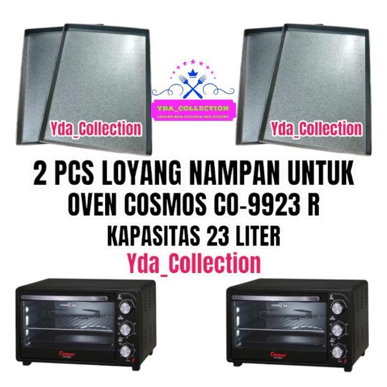 2 Pcs Loyang Oven Cosmos 23 Liter / Loyang Tray Oven Cosmos CO9923R / Loyang oven listrik DiM