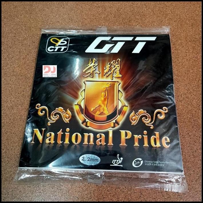 BAT RUBBER KARET TENIS MEJA PINGPONG, CTT NATIONAL PRIDE