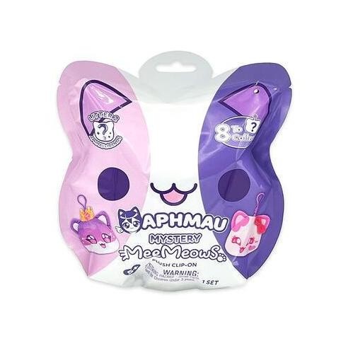 Mainan Aphmau Mystery MeeMeows Plush Clip-On