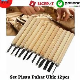 

Pisau Sayat Okulasi Bonsai Pahat Set Pisau Ukir Seni Kayu Buah 12 Pcs