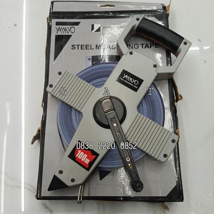 Meteran Roll 30M 50M 100M Yamayo Meteran Stainless Steel Meteran Roll