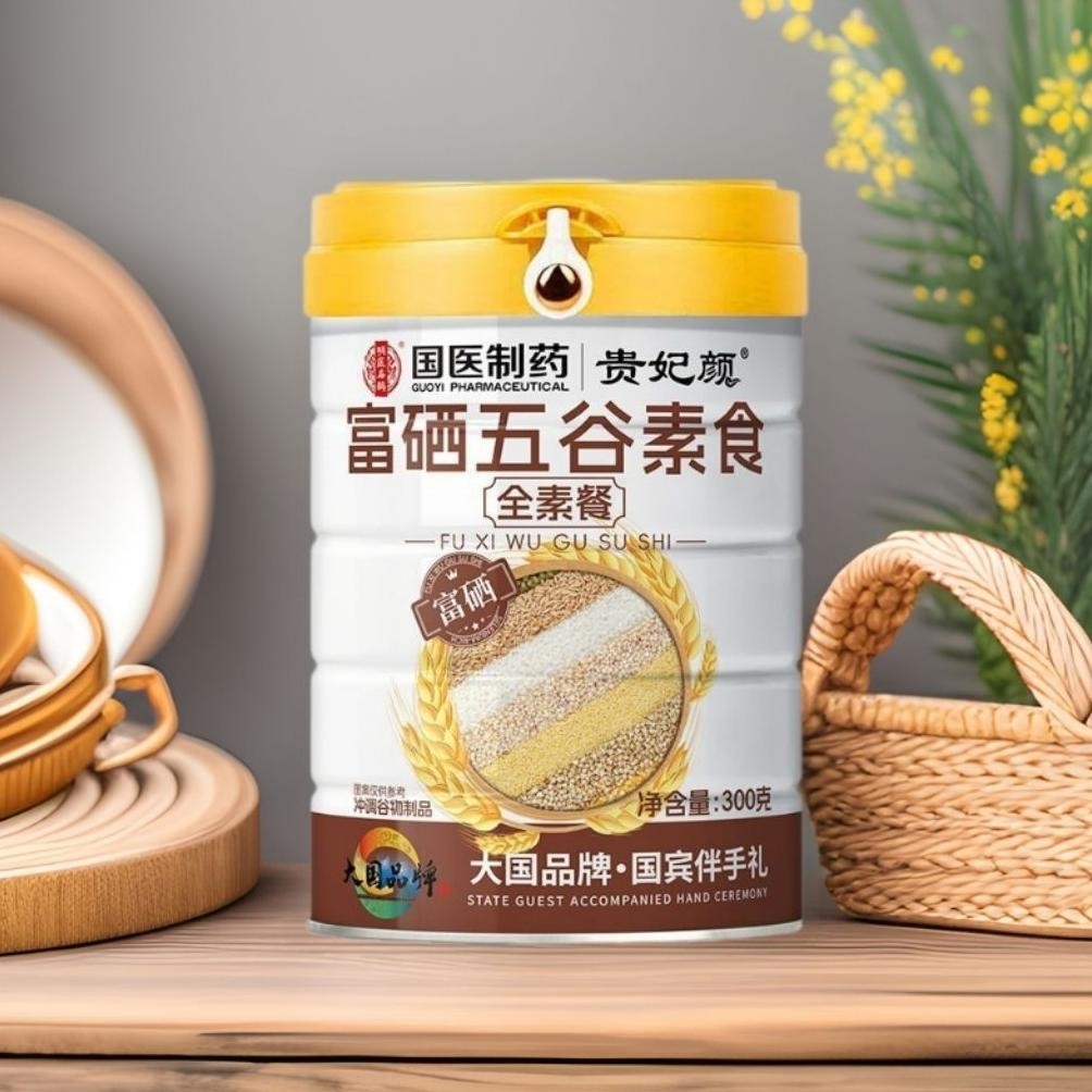 

Fu Sai Wu Gu Su Shi Bubuk Biji-Bijian Vegetarian Vegan 5 Crops 300 Gram