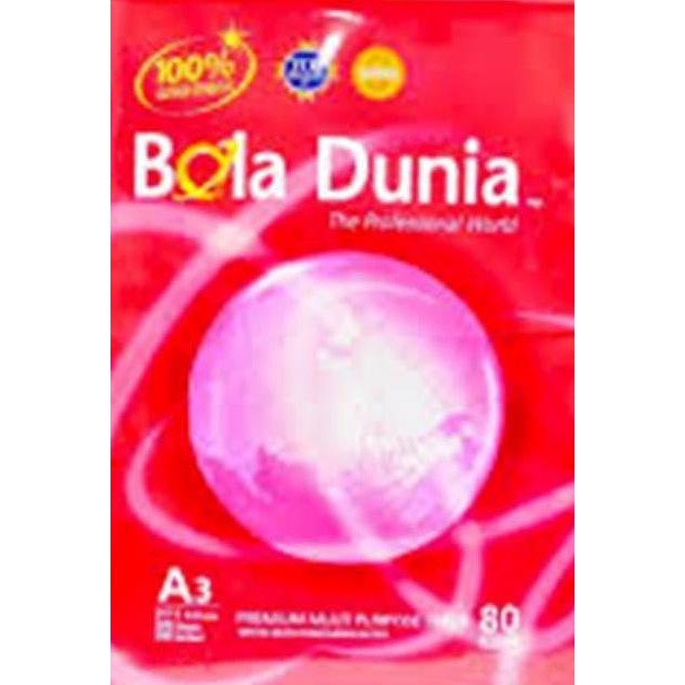 

Kertas Hvs Bola Dunia A3-80Grm