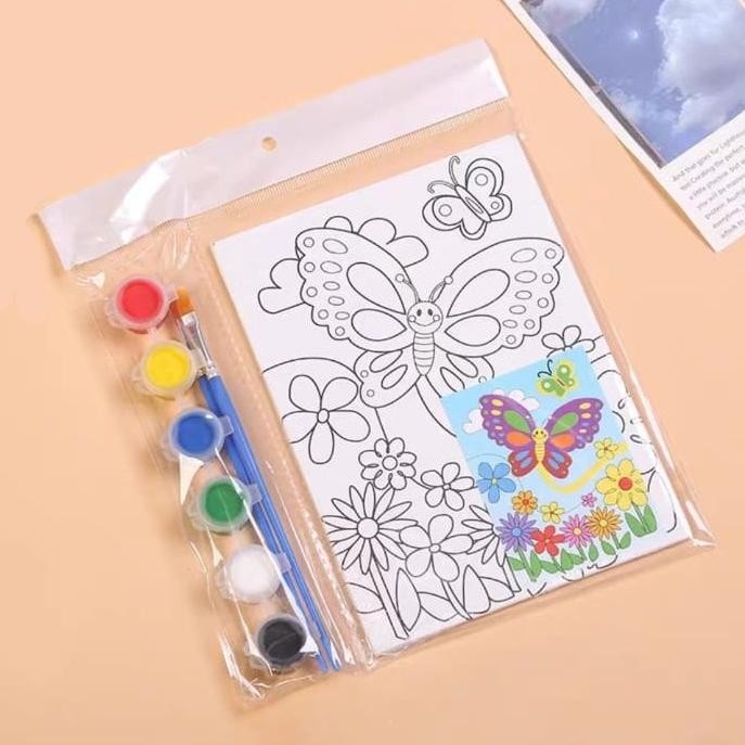 

Tu-67 [Bs] Kanvas Lukis Sketsa Gambar Siap Pakai Papan Kanvas Lukis Menggambar Diy Set Anak Kado Ulang Tahun Hampers Tu-67