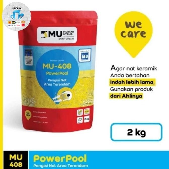 Mu 408 Power Pool Semen Nat Kolam Renang 2Kg