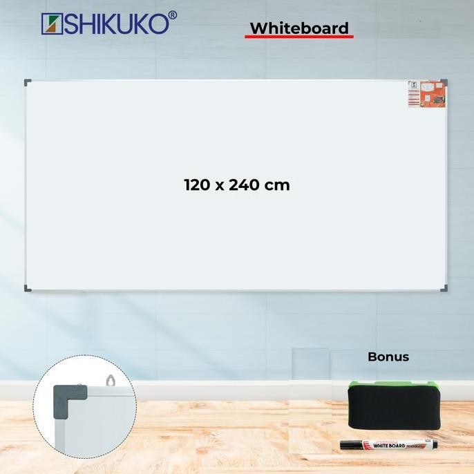 

Papan Tulis Besar / Whitebord / Papan Tulis 120 X 240 New Stok
