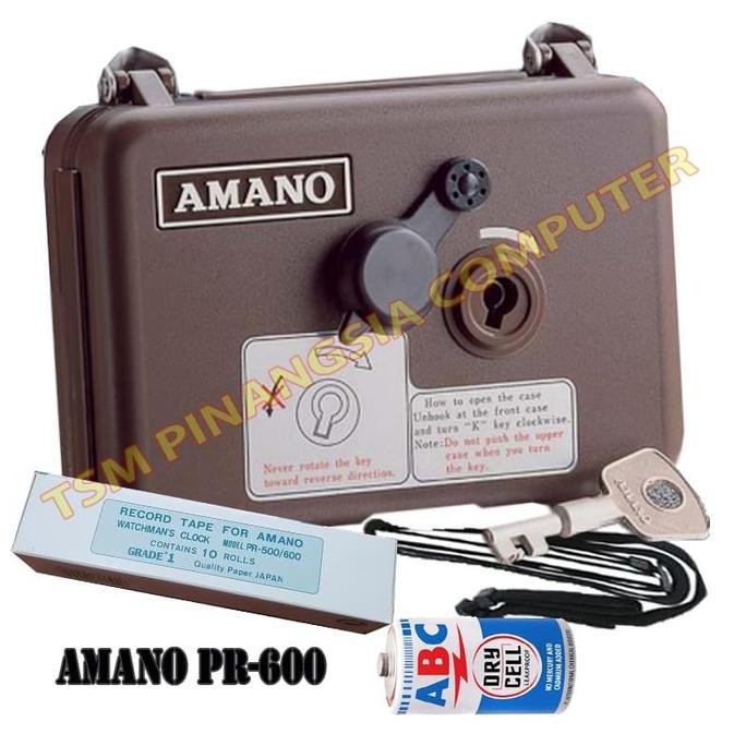 Amano PR-600 Absen Security Amano Watchman's Clock Security Patrol