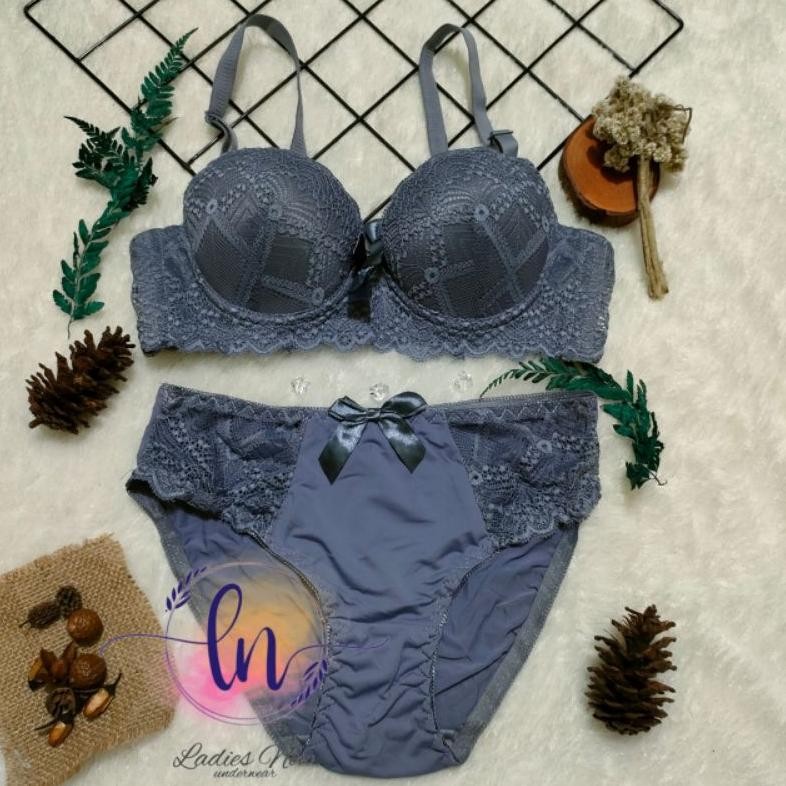 Ladies Now // Bra Set Hanabra Bra + Cd Bra Set Import High Quality / Bra Dan Cd Pakaian Dalam Wanita