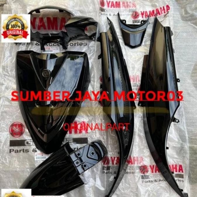 Cover Ful Set Body Halus MIO J Hitam Original Ygp