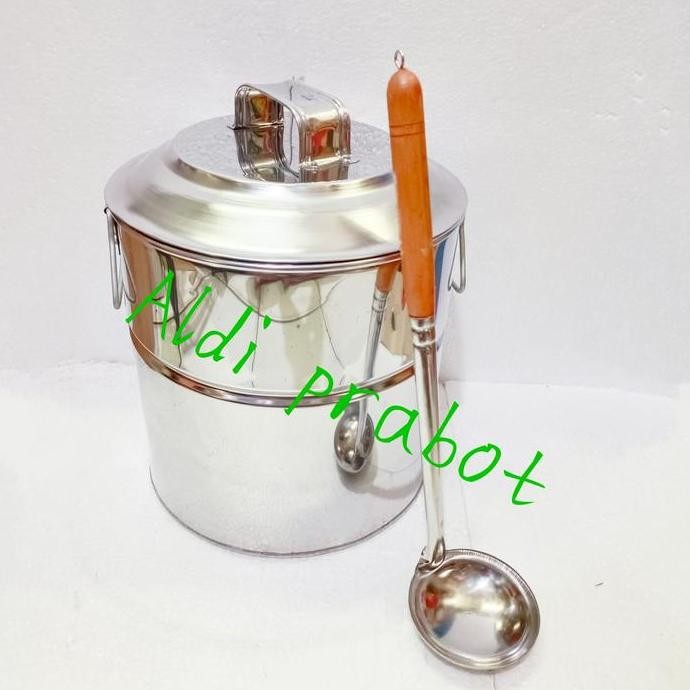 Promo Dandang Bakso Stenlis 24 Cm/Langseng Bakso/Panci Bakso Stenlis