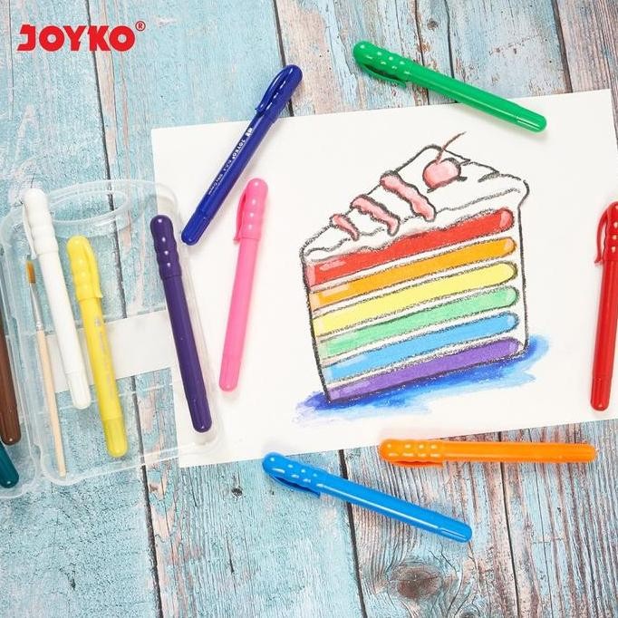 

Silky Crayon | Krayon Halus Joyko SLC-A-12 Warna Colors