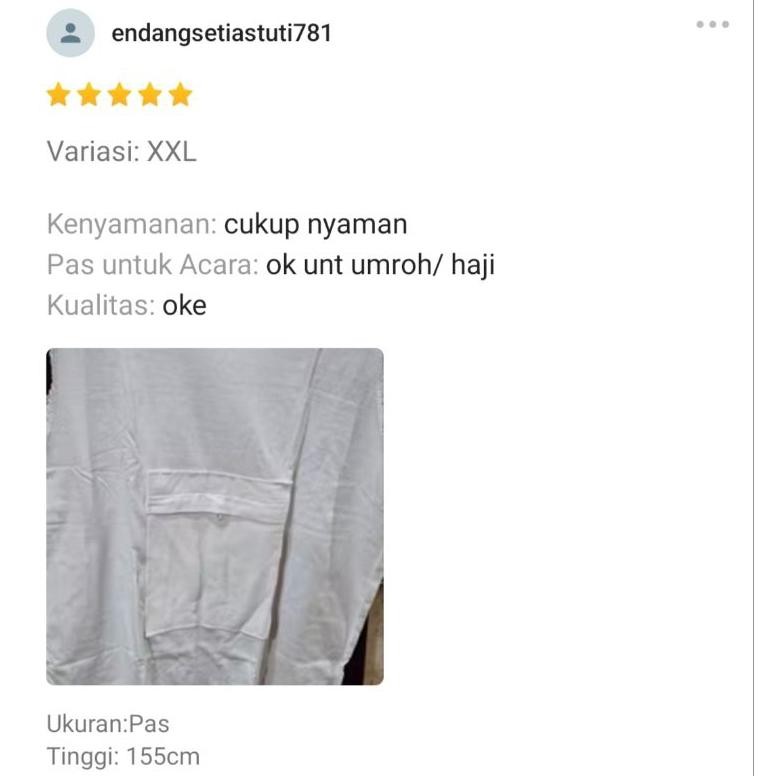 Kaos Dalam Singlet Wanita Dalaman Umroh Haji, Berkantong Depan Resleting
