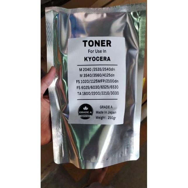 TONER MESIN FOTOCOPY KYOCERA M2040 M2045 M2535 GRADE A BERAT 250GRAM