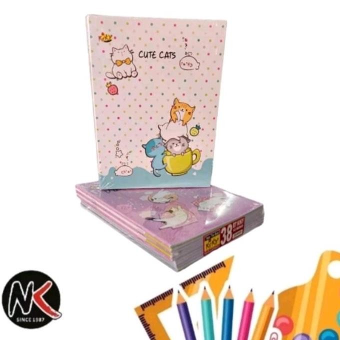 

Buku Tulis Kiky isi 38 lembar (1 Pak)