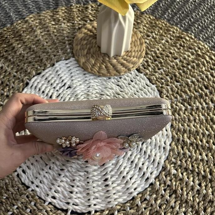 Clutch Minimalis Freesia Tas Pesta Mewah Clutch Pesta Elegant Tas Import Premium Tas Mewah