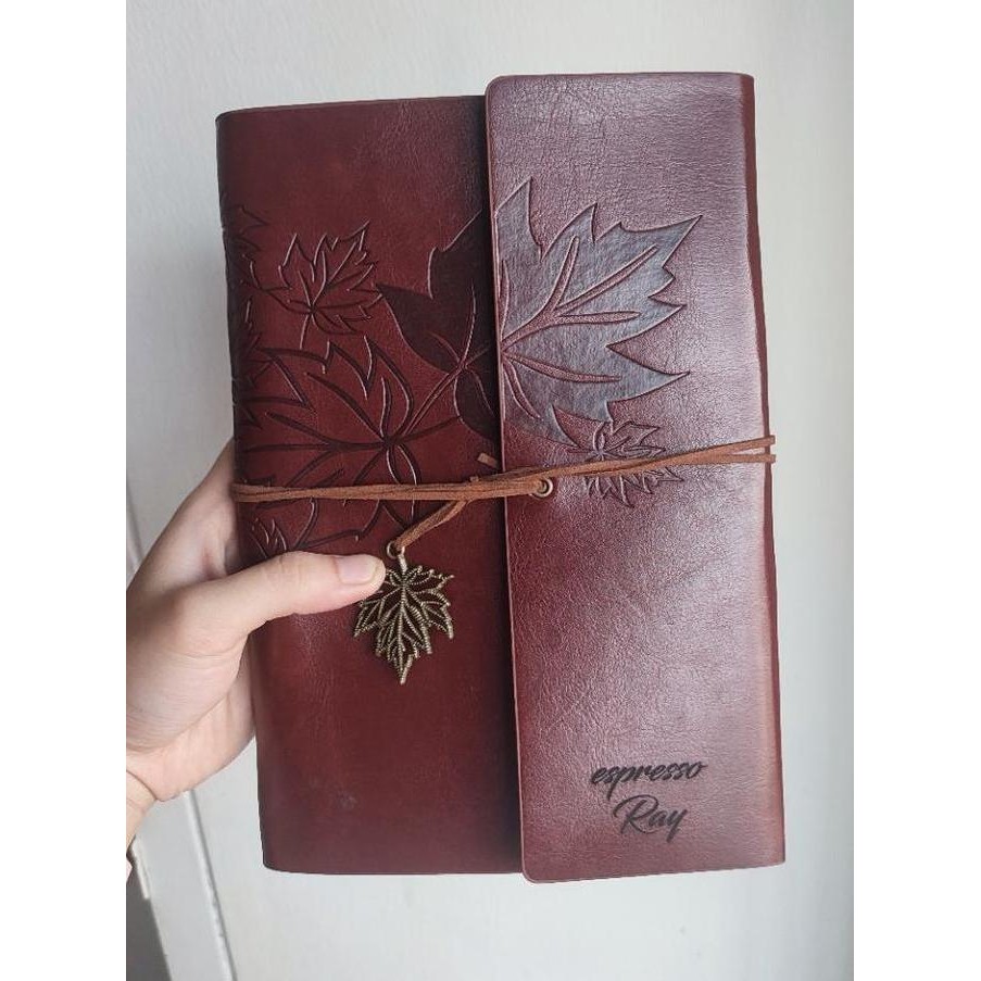 

[BISA CUSTOM NAMA] Buku Diary Vintage Kualitas Tinggi - Buku Kertas & Alat Tulis Elegan - Stationery, Paper