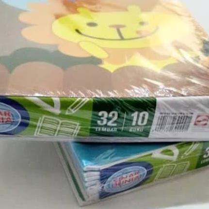 

Buku Tulis Sinar Dunia Sidu 32 Lembar per pack 10 buku