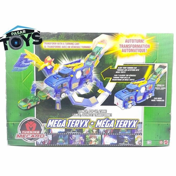 Turning Mecard Mecanimals Mega Teryx Vehicle