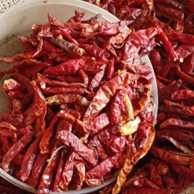 

Praktis Cabe Rawit (Teja)1Kg/Petik(Tanpa Tangkai)Cabai Kering Rawit Asli Extra Pedas