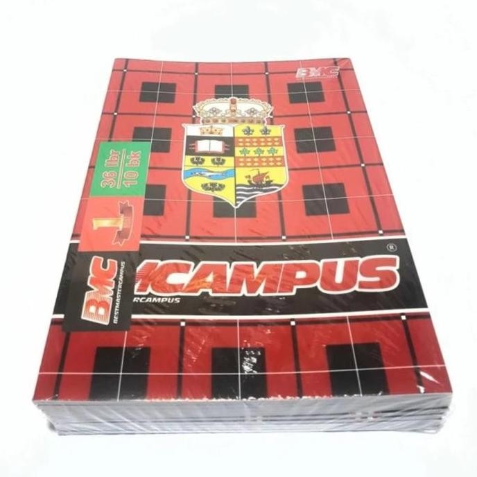 

Buku Tulis BMC Boxy Campus 36 Lembar | Buku Tulis Sekolah SD SMP SMA SMK ( 1 Pack Isi 10 Buku )