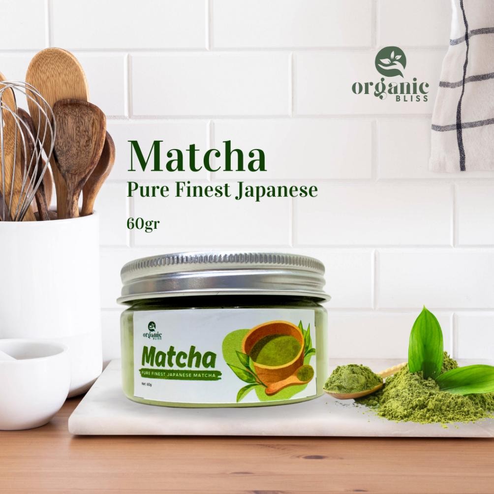 

Grosir Pure Matcha Powder / Bubuk Matcha Murni Organic Bliss - 60Gr