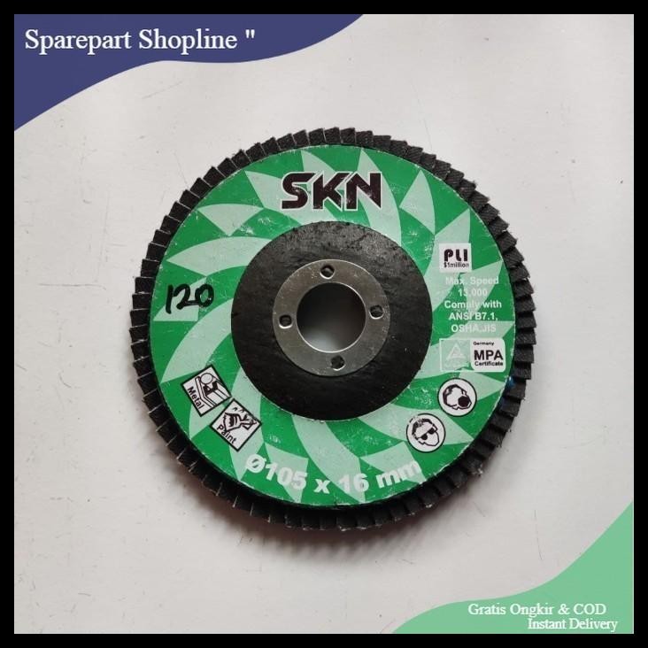 TERBARU AMPLAS SUSUN TUMPUK MATA GERINDA GURINDA BESI FLEKSIBEL FLAP GRIT 120 