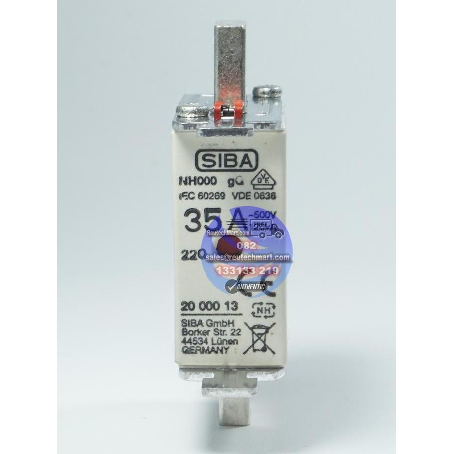 Fuse Siba Nh000 35A 500V 2000013.35