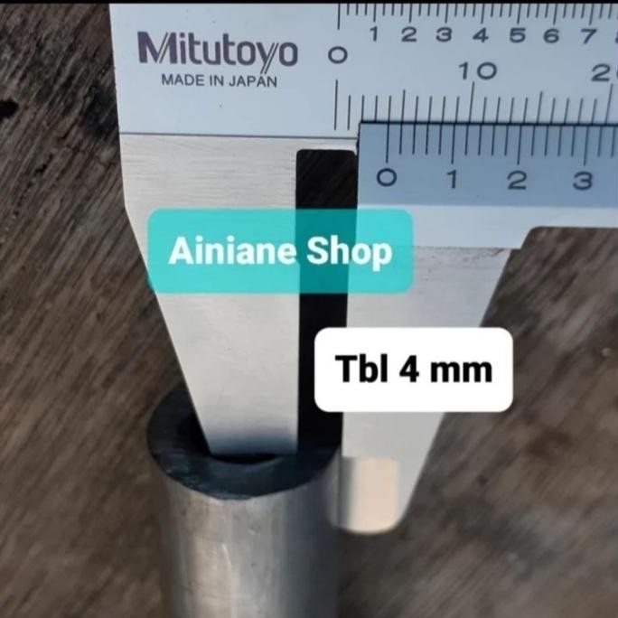 Promo / Terlaris Pipa Besi Seamless Od 18 mm / Id 10 mm Tebal 4 mm Panjang 100 cm Terbaik