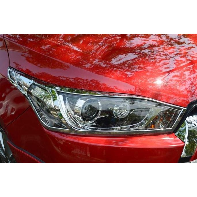 Garnish Lampu Depan Grand All New Yaris 2014 Aksesoris Chrome List Original