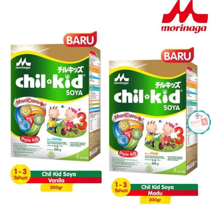 

TERMURAH MORINAGA CHILKID SOYA 200GR RASA VANILA MADU SUSU FORMULA ANAK ALERGI SOYA