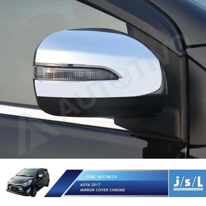 Produk Baru New Agya 2017 Cover Spion Depan JSL Mobil / Mirror Cover Chrome | Cover Spion Depan Agya
