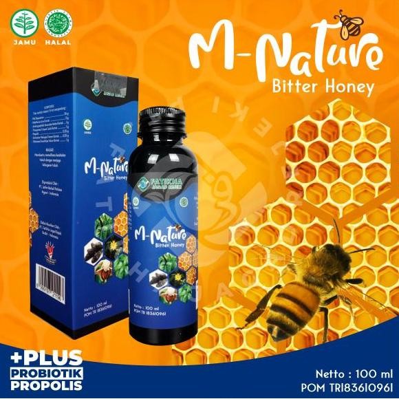 

TERMURAH M-NATURE MADU PAHIT 100ML ATASI MAAG, ASAM LAMBUNG, GERD HALAL BPOM