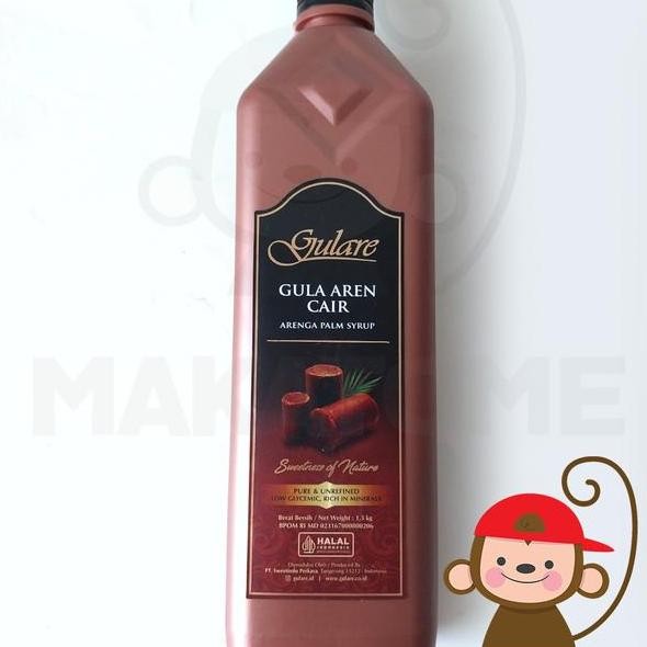 

Gulare Palm Sugar Syrup Gula Aren Cair 1.3Kg 13Kg 13 Kg Brown